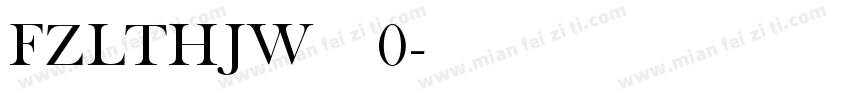 FZLTHJW 管板 0字体转换